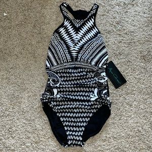 NWT Aqua Green one piece swimsuit